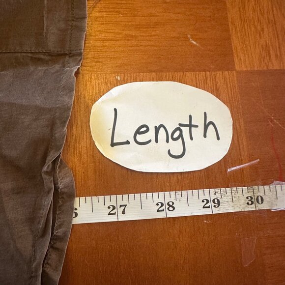 Karen Arnold Brown Silk Button-Up Shirt With Embroidered Stars Vintage - Picture 3 of 6